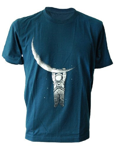 SODAtees full moon Astronaut Men s T-SHIRT nasa space Online now