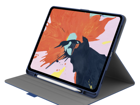 iPad Pro 12.9  (2018) Slim Case with Apple Pencil Holder - Navy Online now