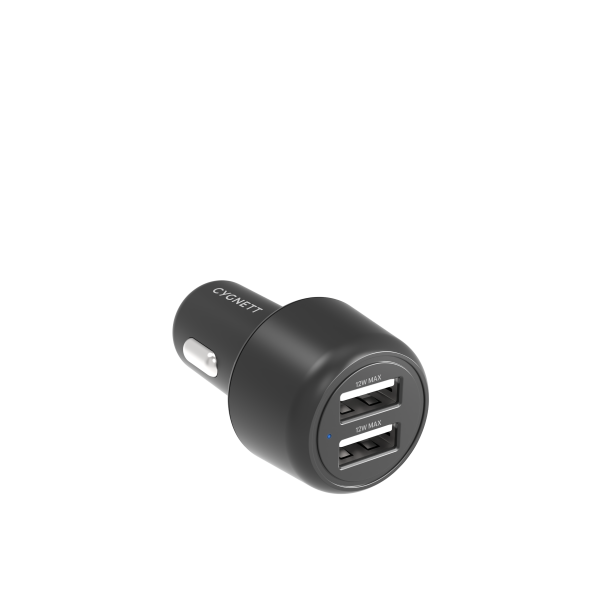 12W Dual Port Car Charger Fashion