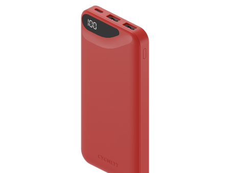 10,000 mAh Power Bank - Red Online Hot Sale