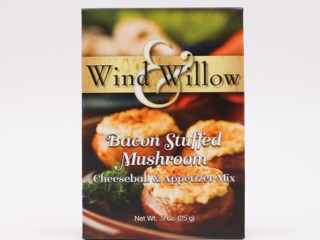 Wind & Willow Cheeseball & Appetizer Mix - Bacon Stuffed Mushroom .9oz For Sale