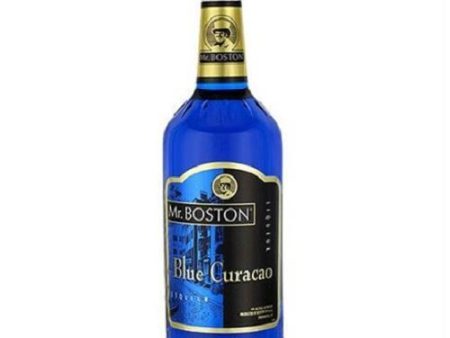 Mr. Boston Liqueur Blue Curacao - 750ML For Discount