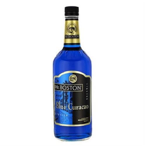 Mr. Boston Liqueur Blue Curacao - 750ML For Discount