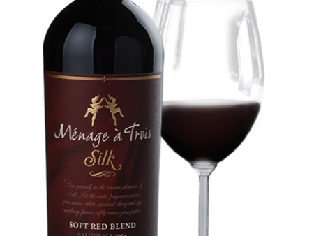 Menage A Trois Soft Red Blend Silk - 750ML For Sale