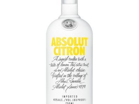 Absolut Vodka Citron - 750ML Discount