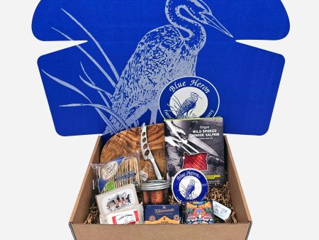 Blue Heron Cheese & Smoked Salmon Board Gift Box Supply