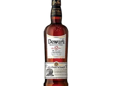 Dewar s Scotch 12 Year Double Aged- 750ML For Sale