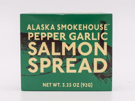 Alaska Smokehouse Pepper Garlic Salmon Spread 3.25oz For Discount