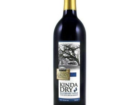 Island Grove Kinda Dry Blueberry Wine - 750ML Online