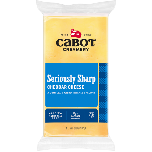 Seriously Sharp Yellow Cheddar Cheese For Cheap