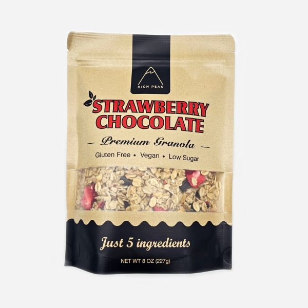 High Peak Granola Strawberry Chocolate 8oz Online Sale