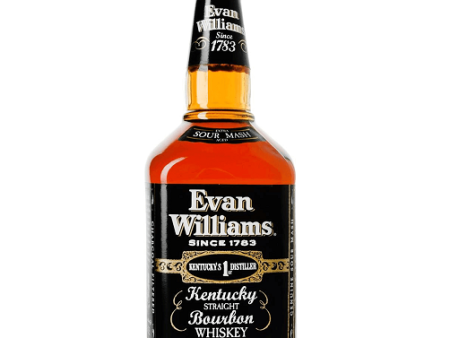 Evan Williams Bourbon Black Label - 1.75L Online now